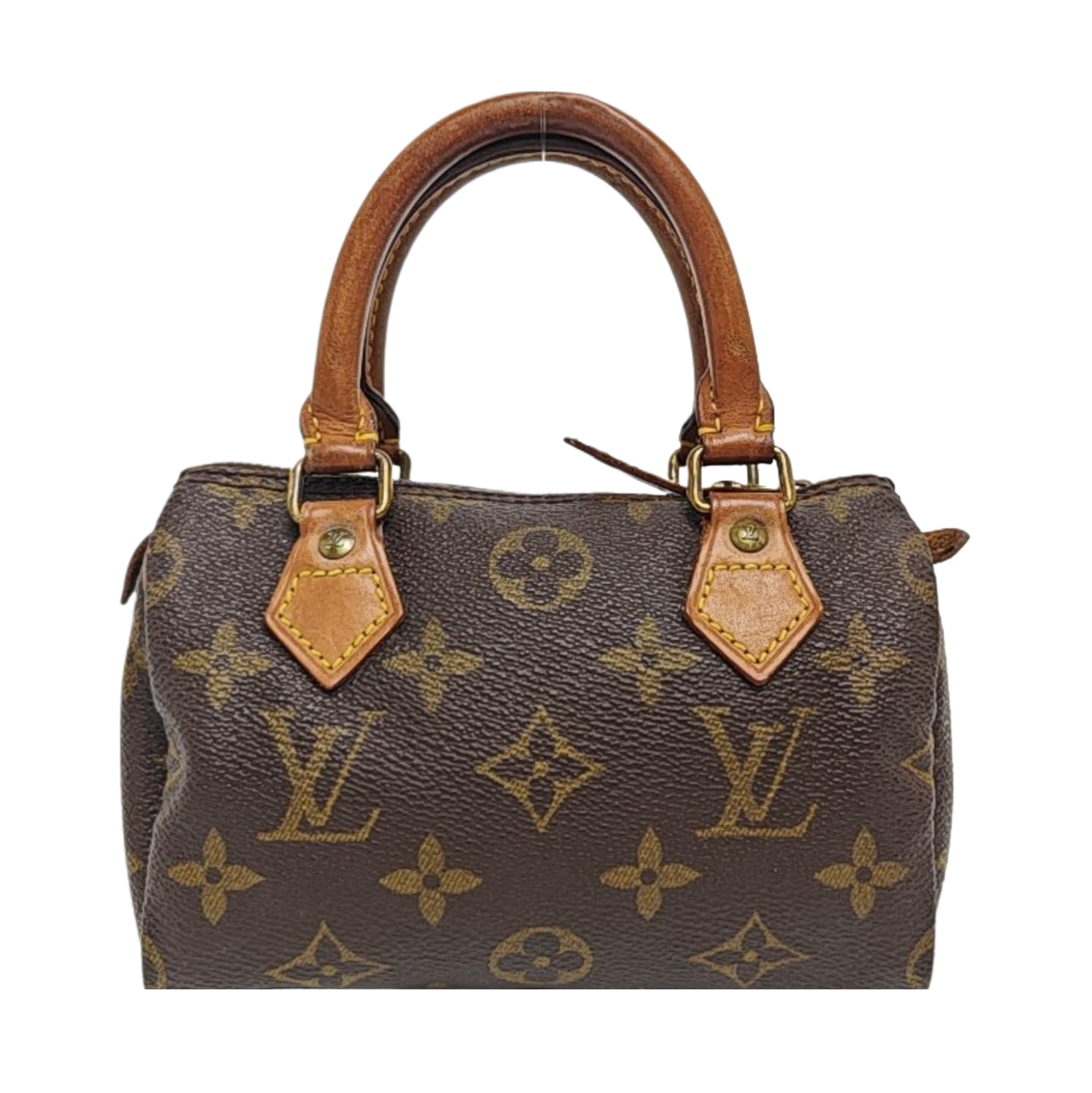 SPEEDY Nano Monogram Coated Canvas Brown