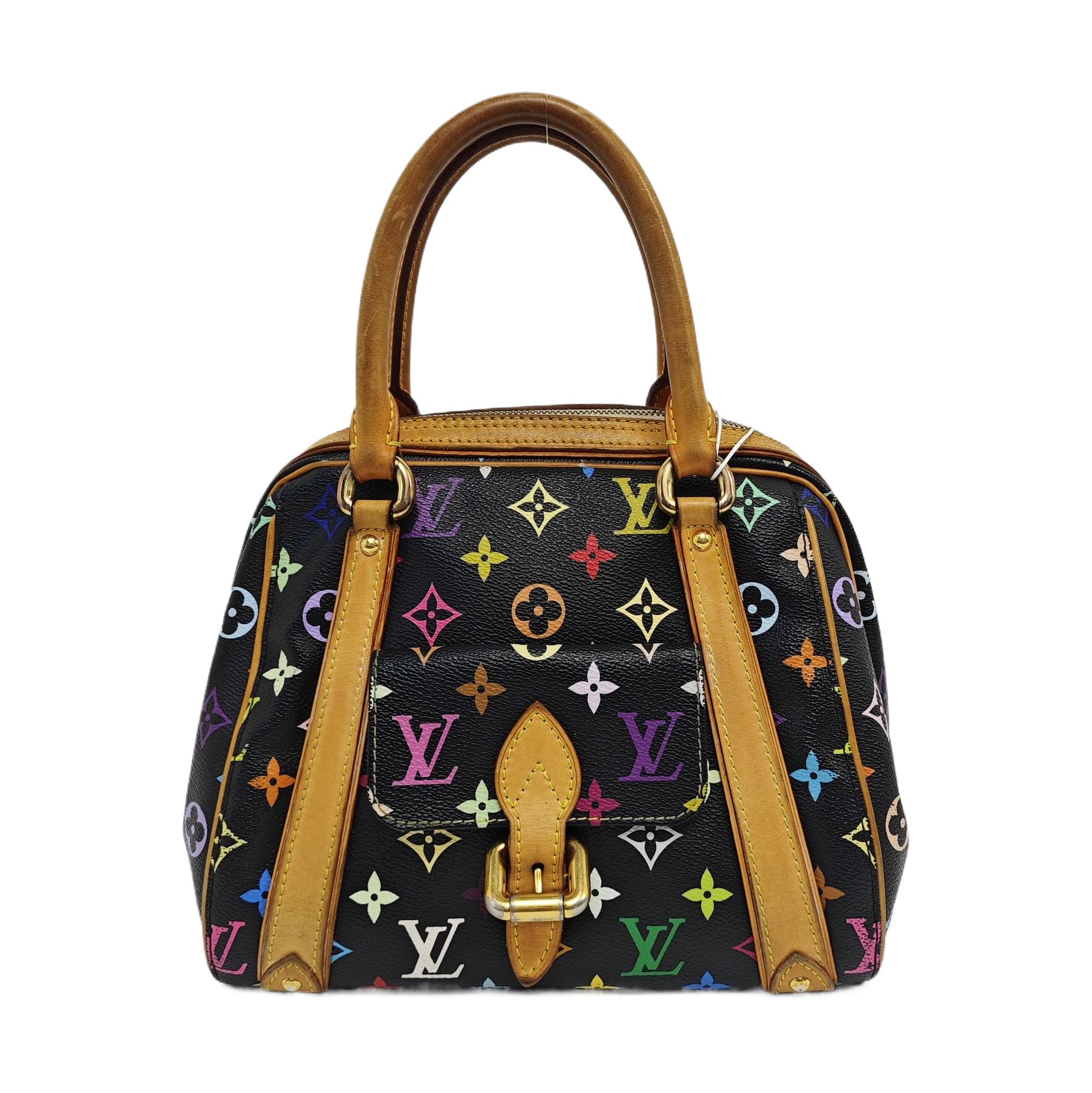 LV × TM PRISCILLA Monogram Coated Canvas Black