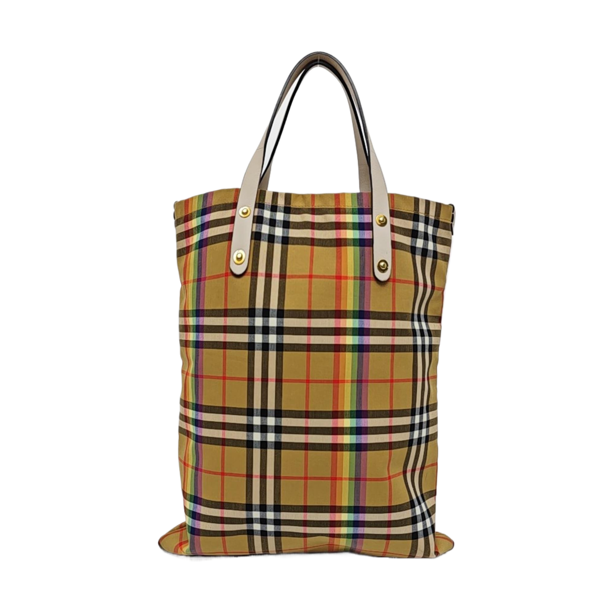 Nylon Tote Bag Beige
