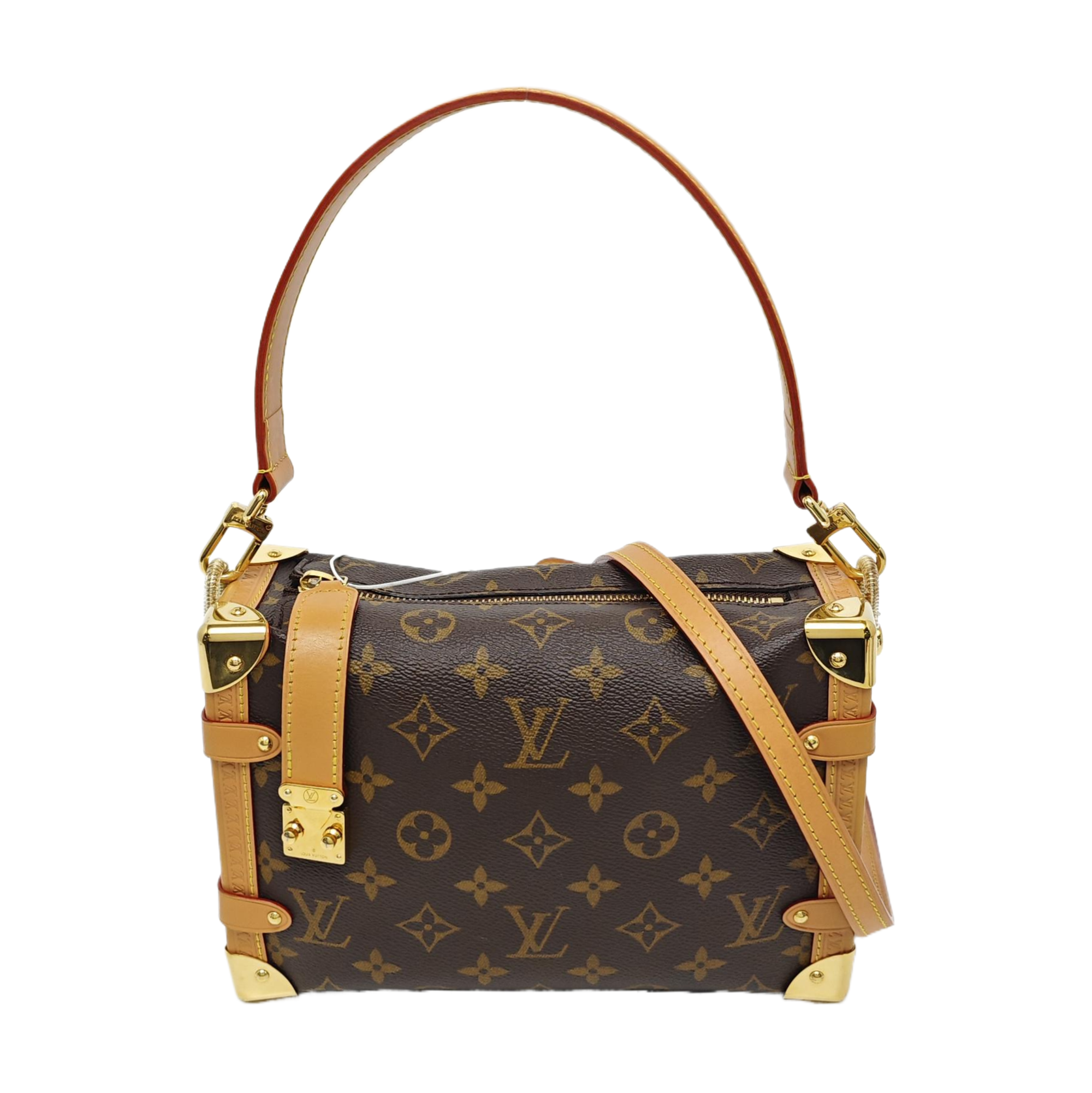 SIDE TRUNK MM Monogram Coated Canvas Brown