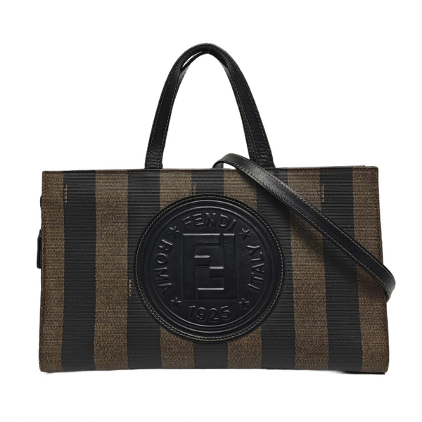 Coated Canvas Shoulder Bag Multicolor