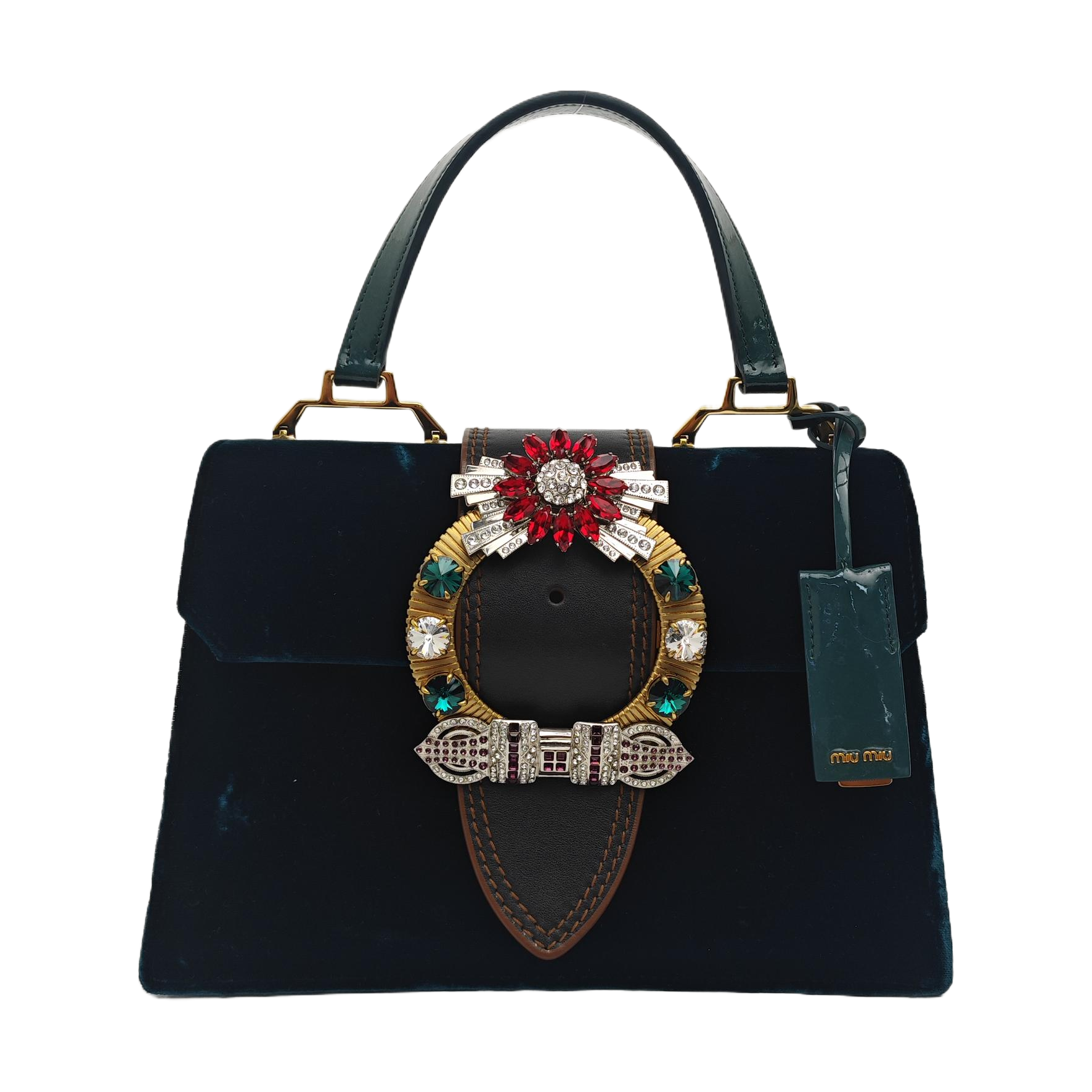 Miu Lady Velvet Green