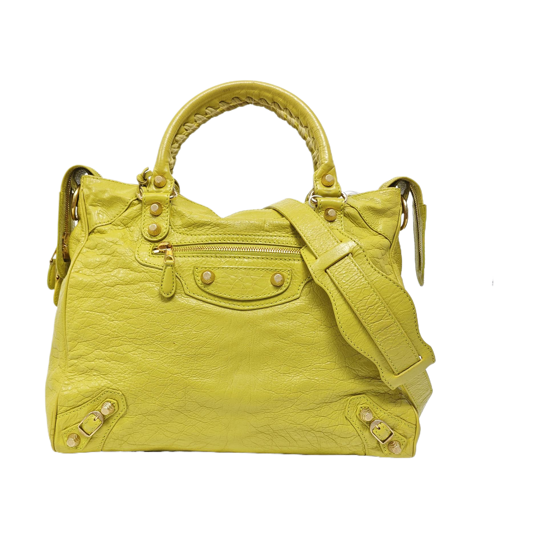 Authenticated pre-owned  Classic City Lambskin Green - Tote Bag at Looply
