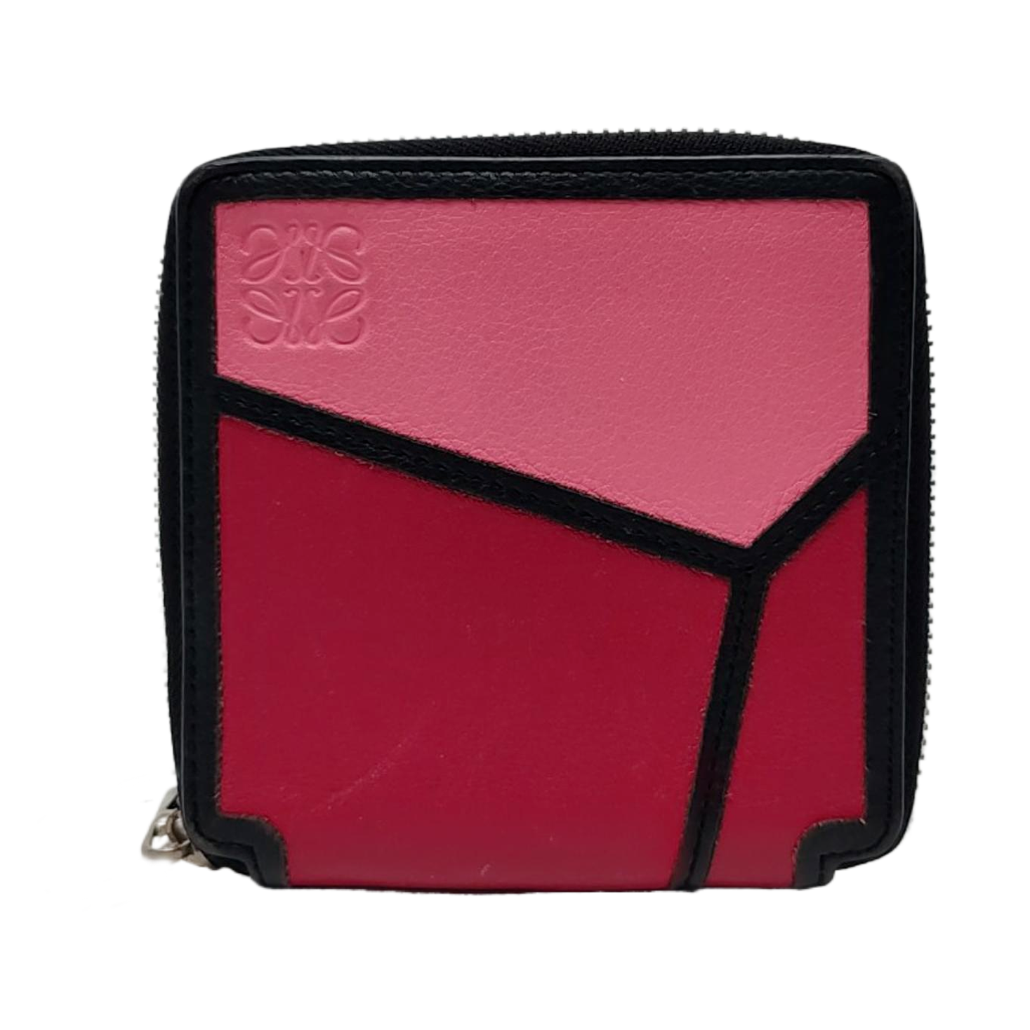 Cartera Puzzle de piel de ternera multicolor