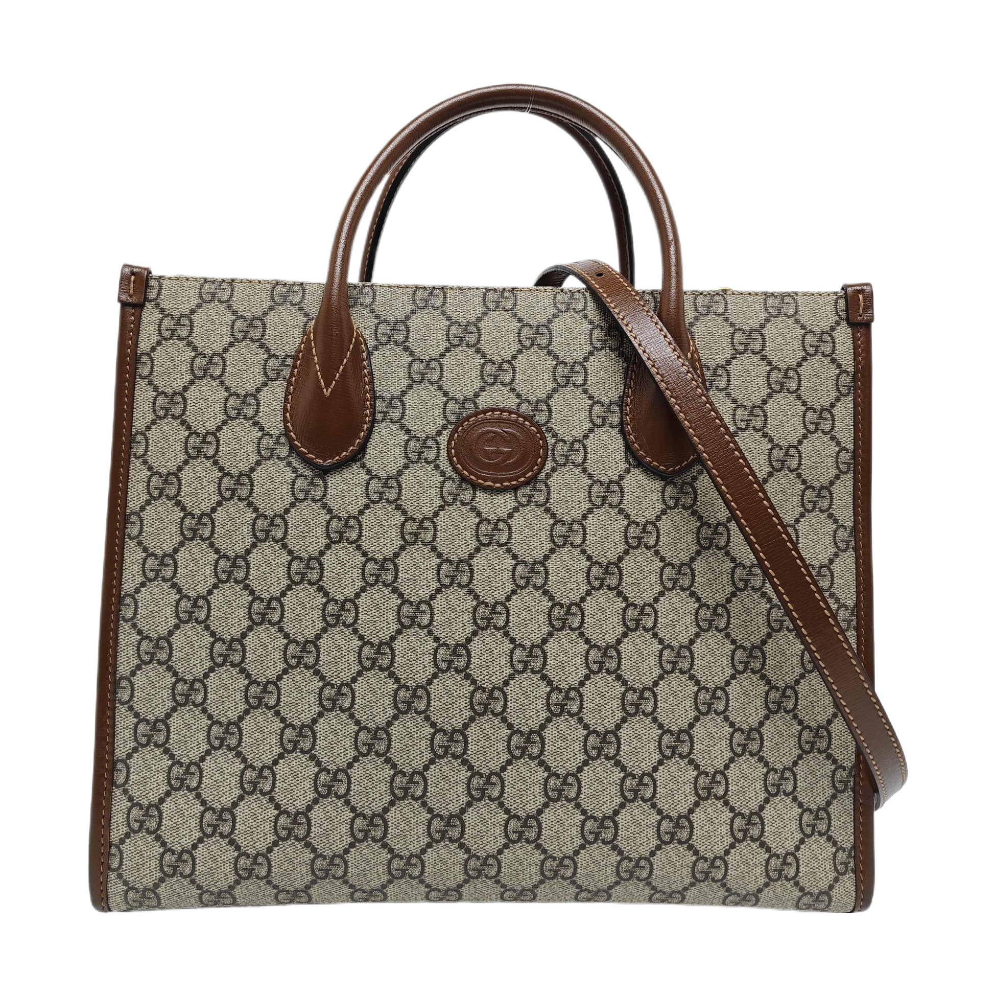Retro Small Monogram Coated Canvas Brown