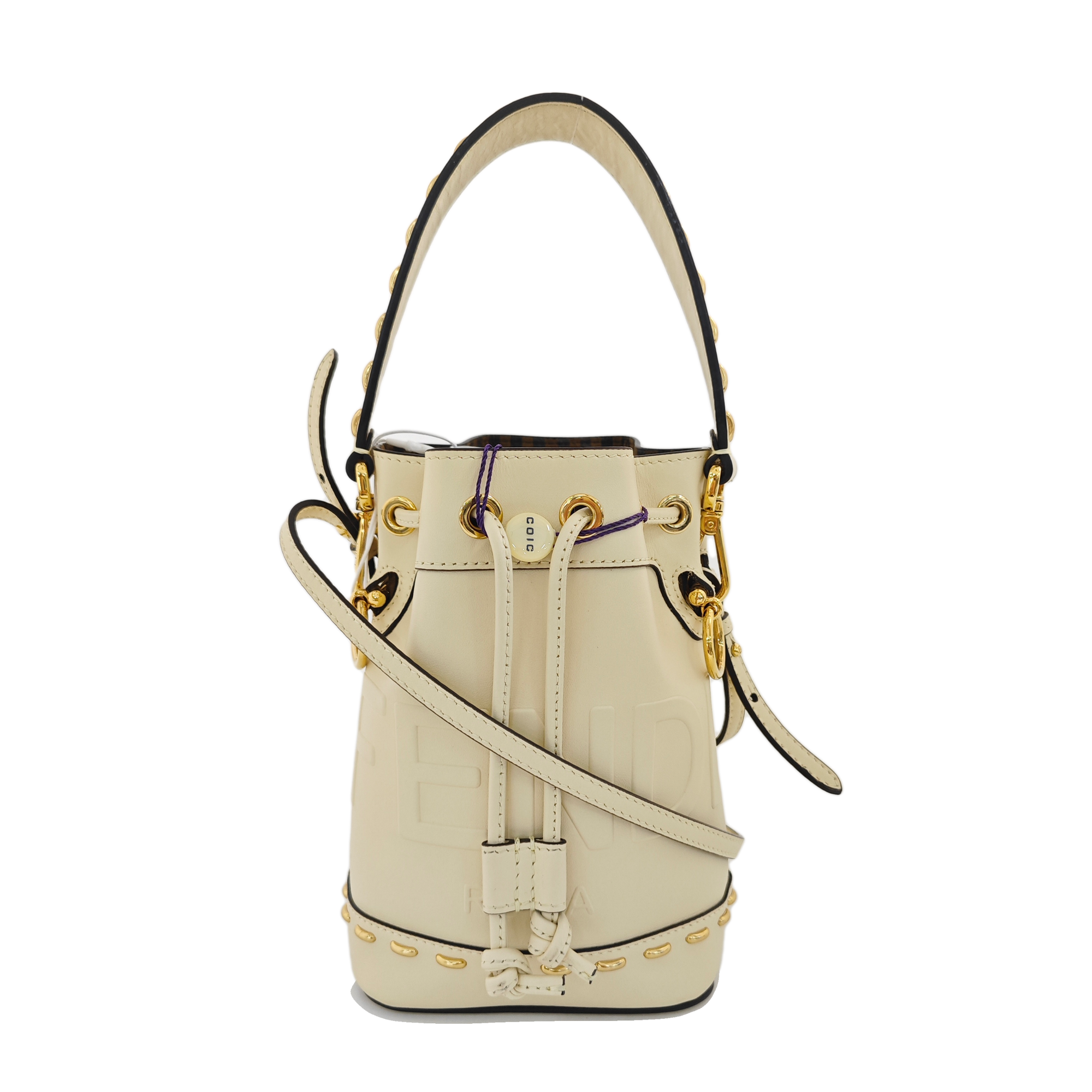 Mon Tresor Mini Calfskin White