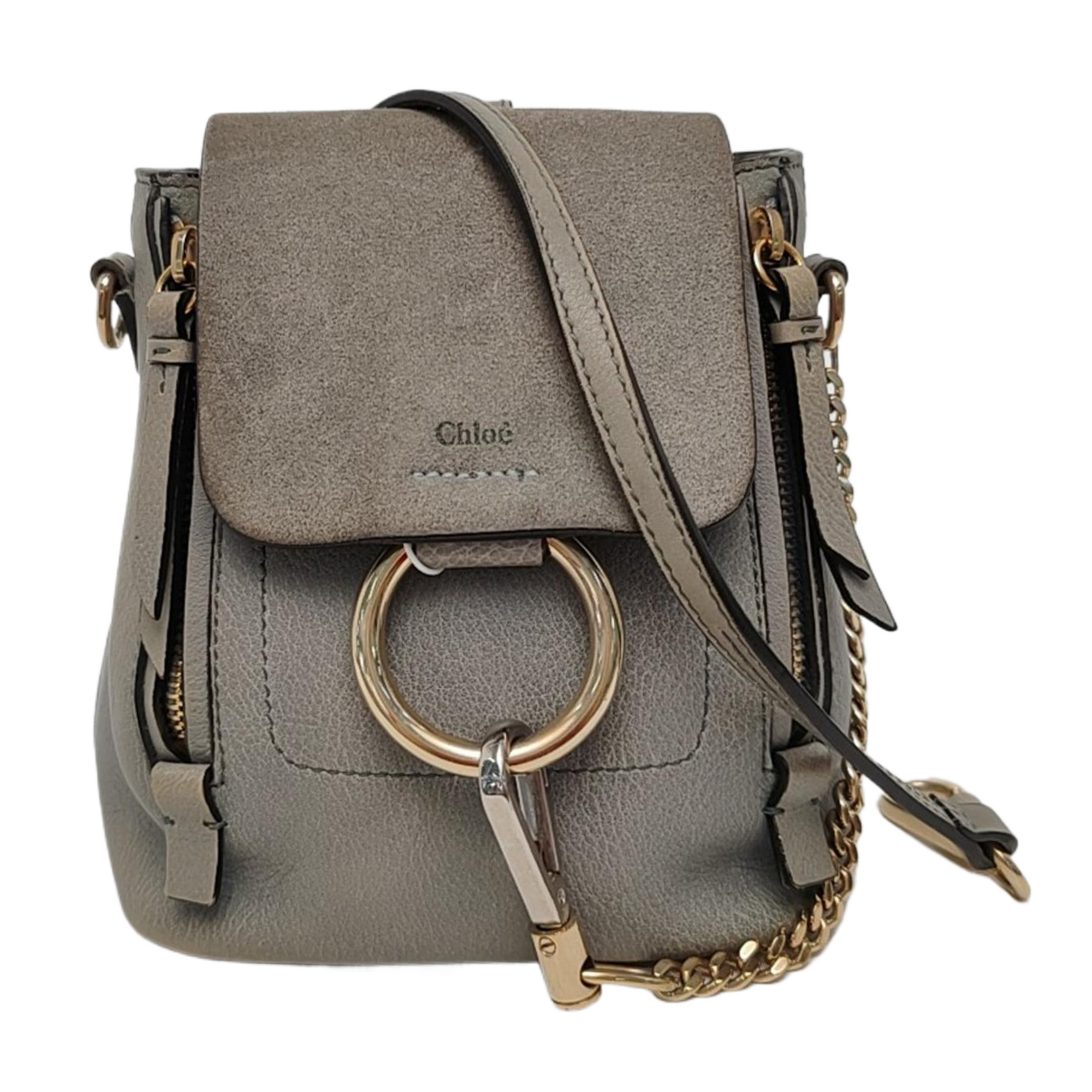 Faye Mini Calfskin Blue