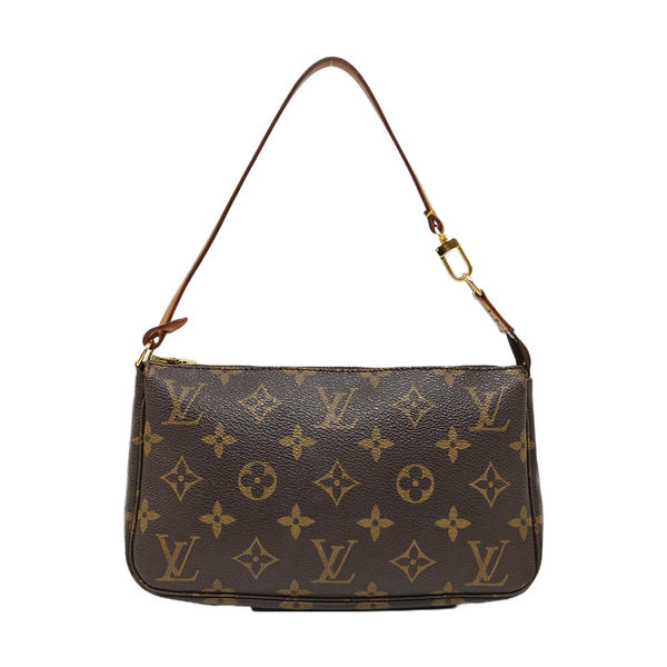 ACCESSOIRES Monogram Coated Canvas Brown