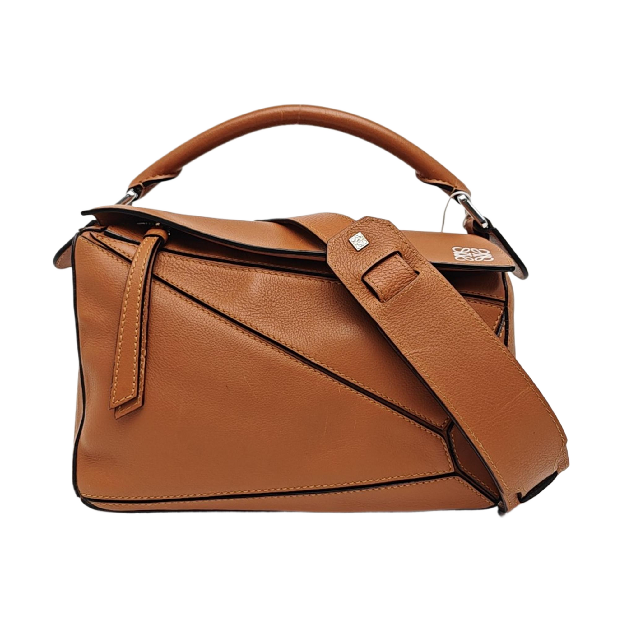 Puzzle Small Calfskin Brown