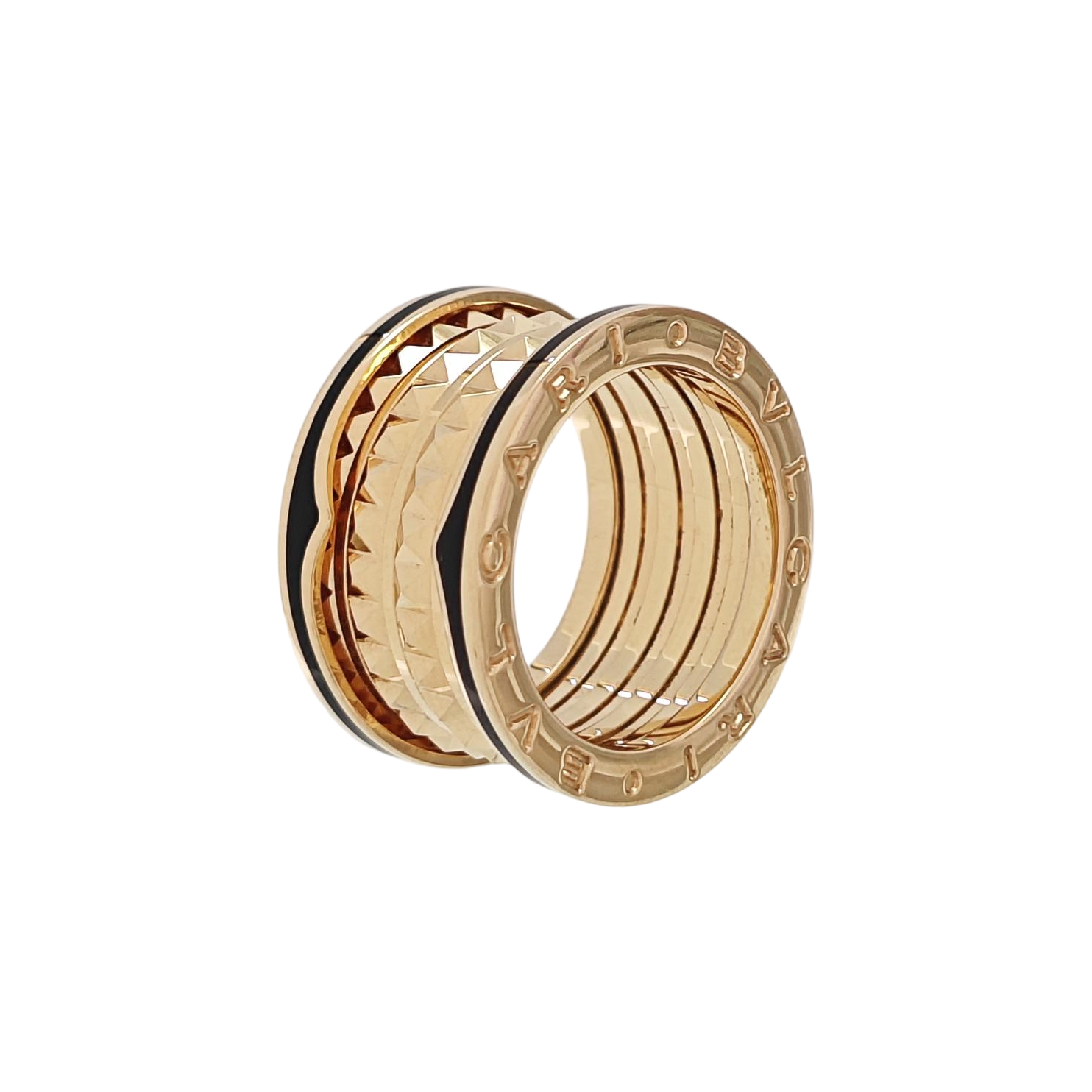 B.ZERO1 18k Rose Gold Ring EU 52