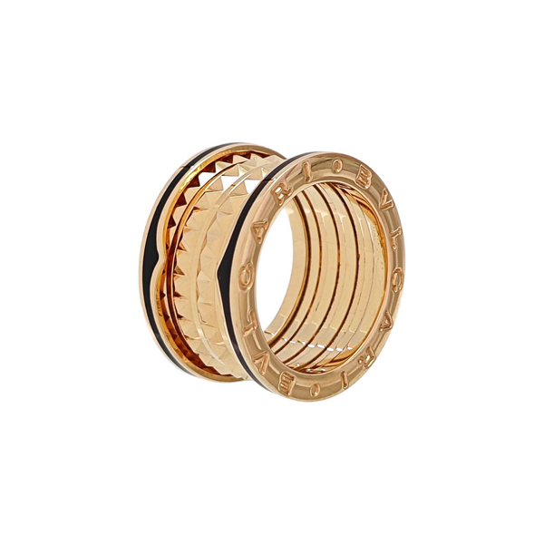 B.ZERO1 18k Rose Gold Ring EU 52
