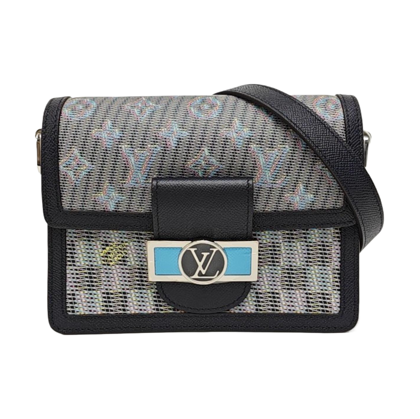 DAUPHINE Mini Calfskin Blue
