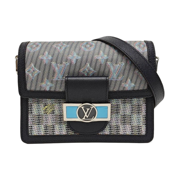 DAUPHINE Mini Calfskin Blue