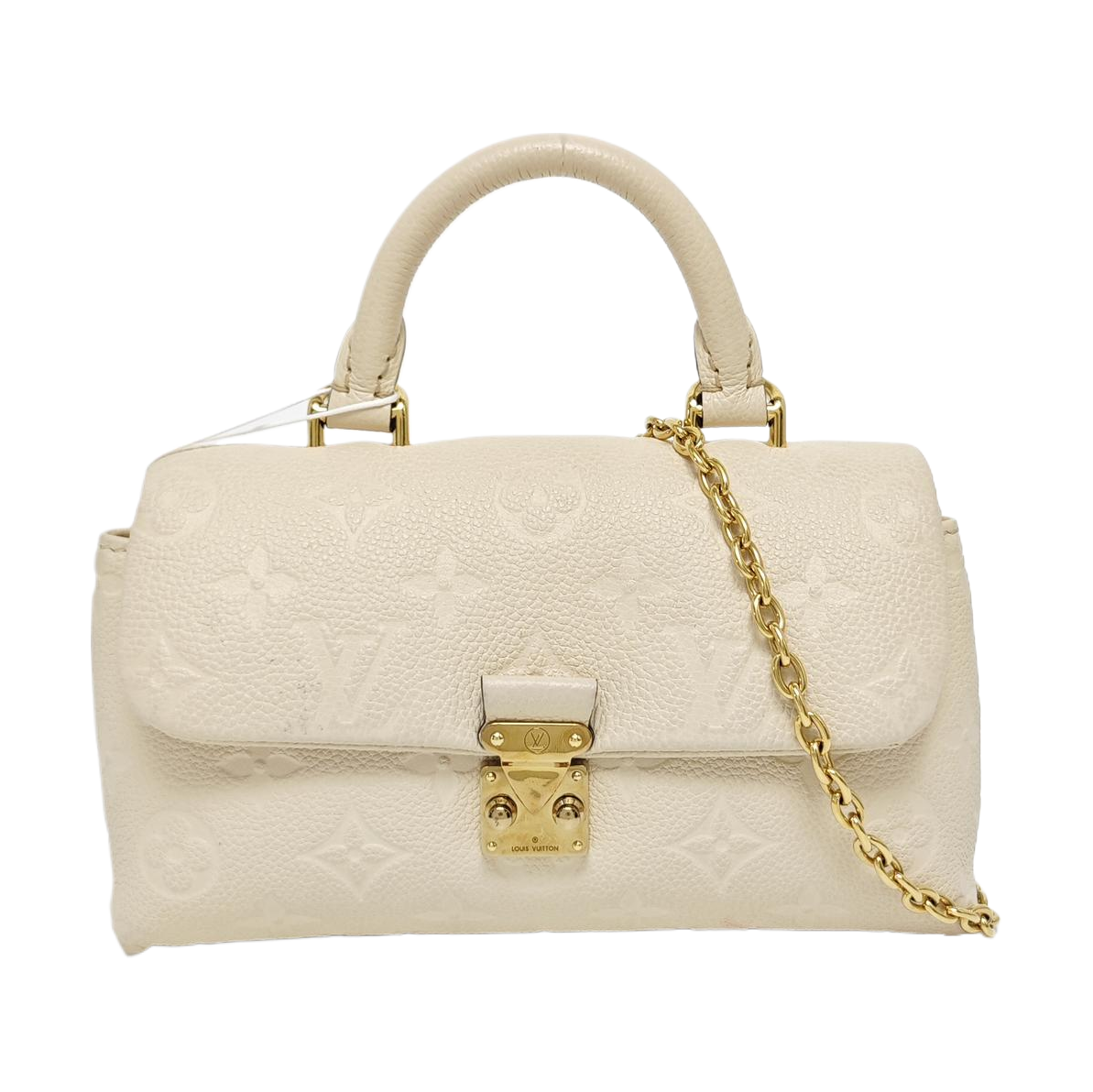 NANO MADELEINE Nano Monogram Calfskin Beige