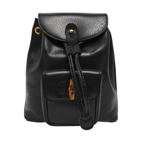 Calfskin Backpack Black