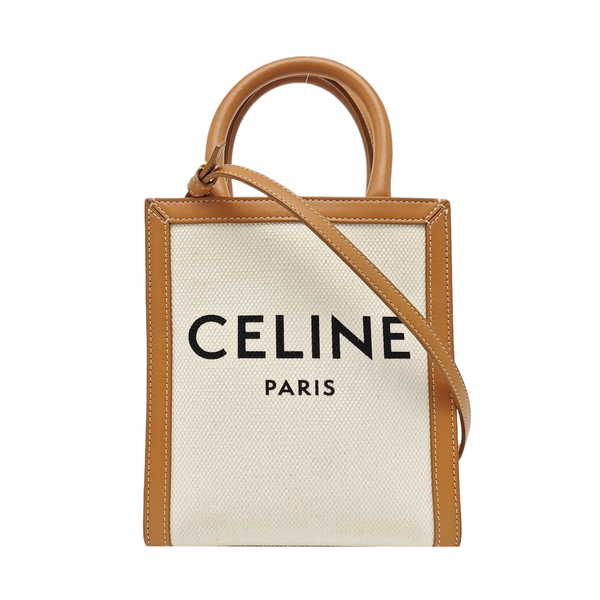 CABAS CELINE Mini Canvas White