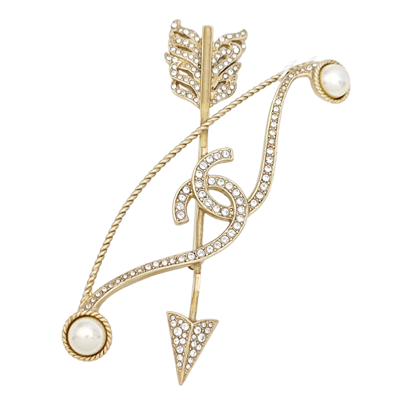 Metal Gold Brooch