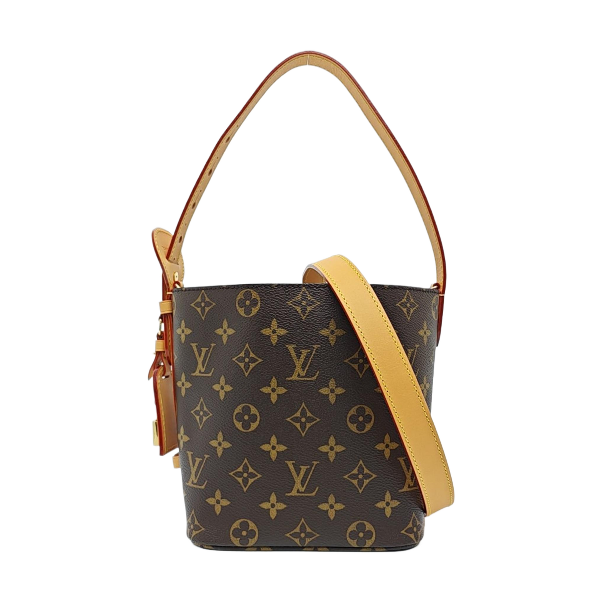 ALL IN Monogram Coated Canvas Brown