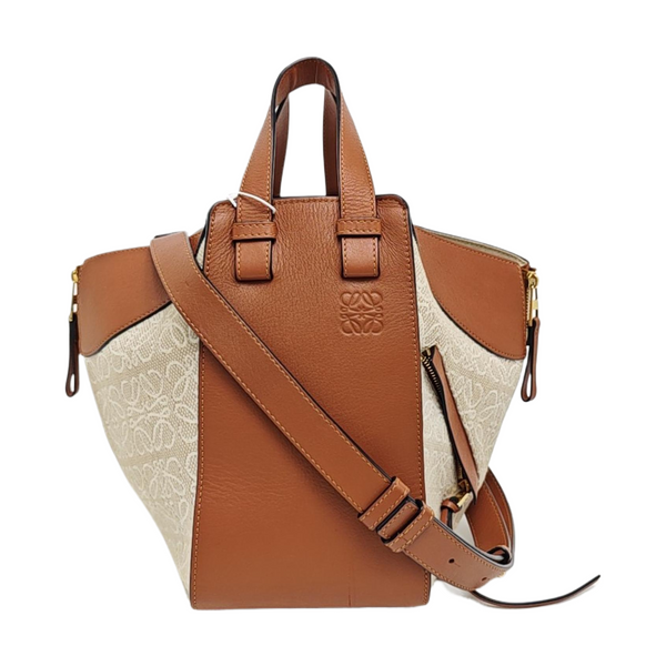Hammock Small Monogram Calfskin Brown