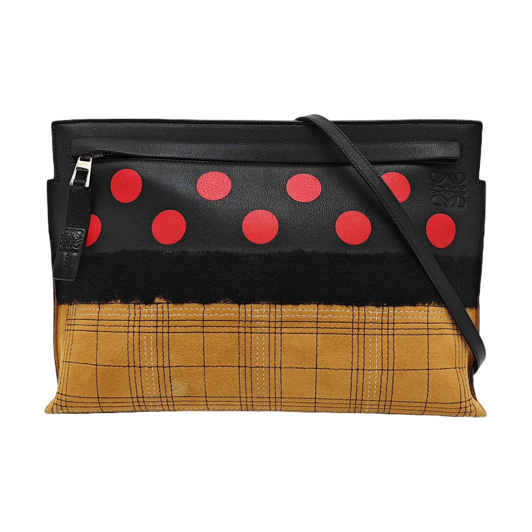 Quilted Suede Shoulder Bag Multicolor
