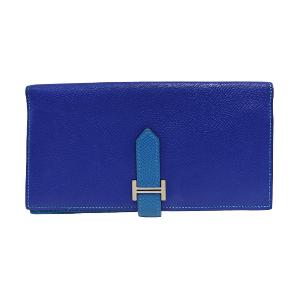 Bearn Medium Epsom Blue Wallet