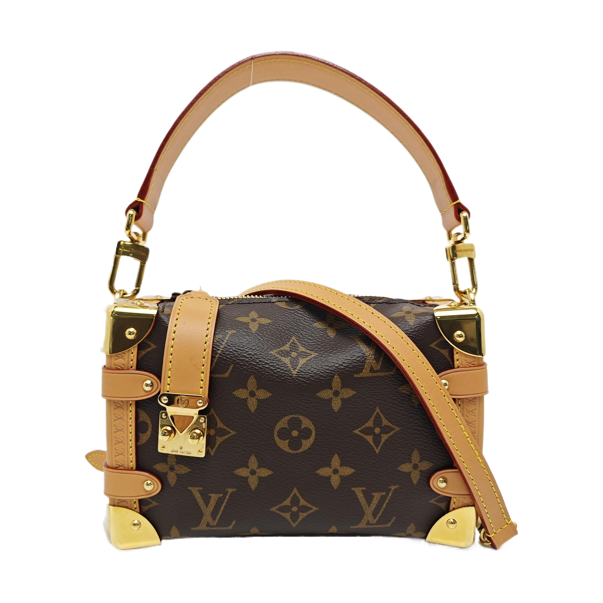 SIDE TRUNK PM Monogram Coated Canvas Brown