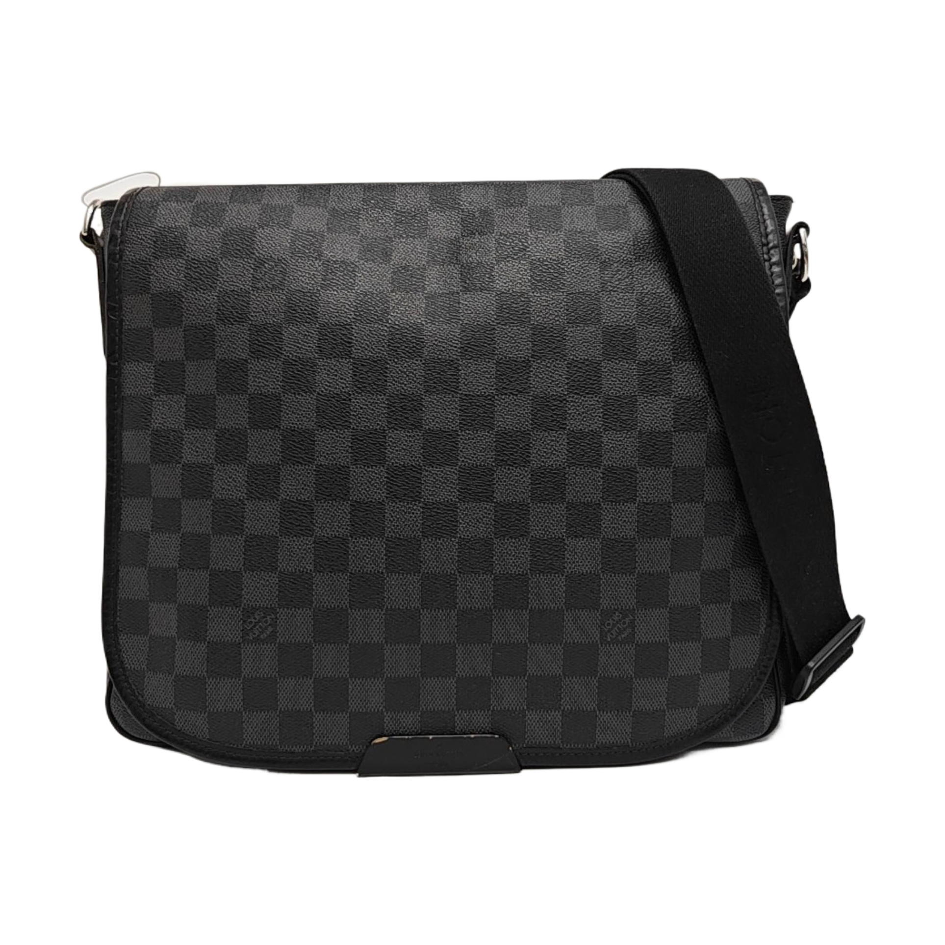 DANIEL Damier Graphite Coated Canvas Gray