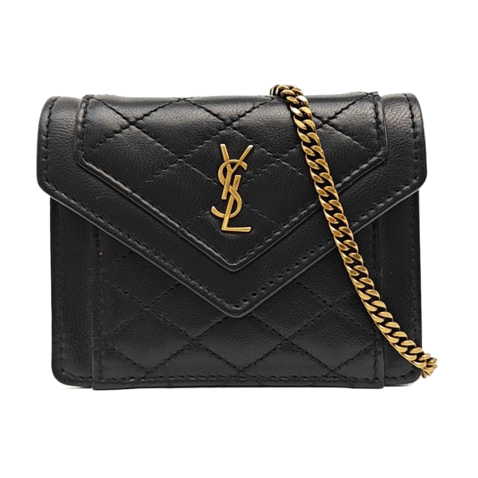 GABY Quilted Lambskin Black