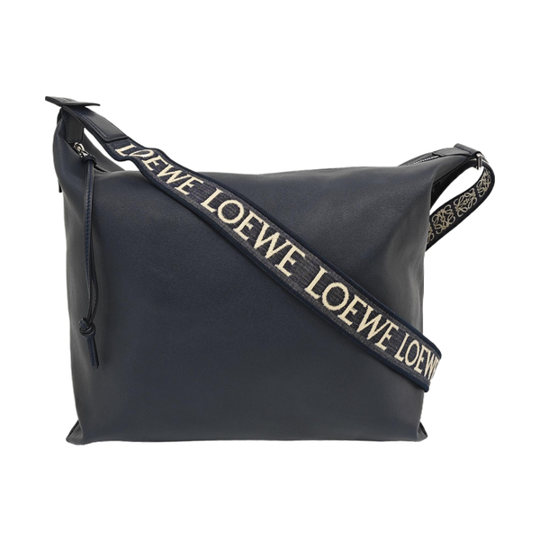 Calfskin Shoulder Bag Blue