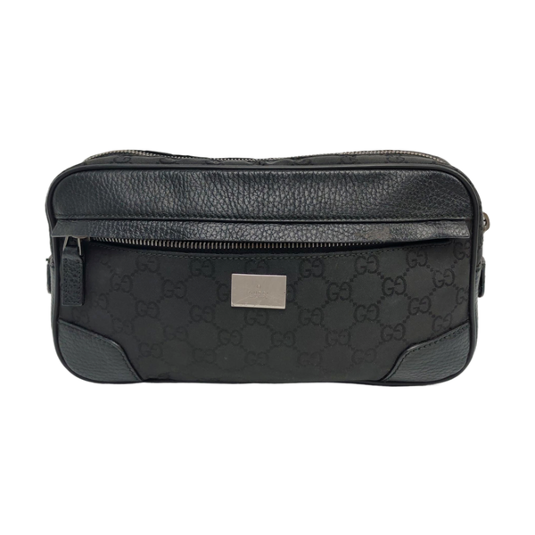 Monogram Canvas Belt Bag Black