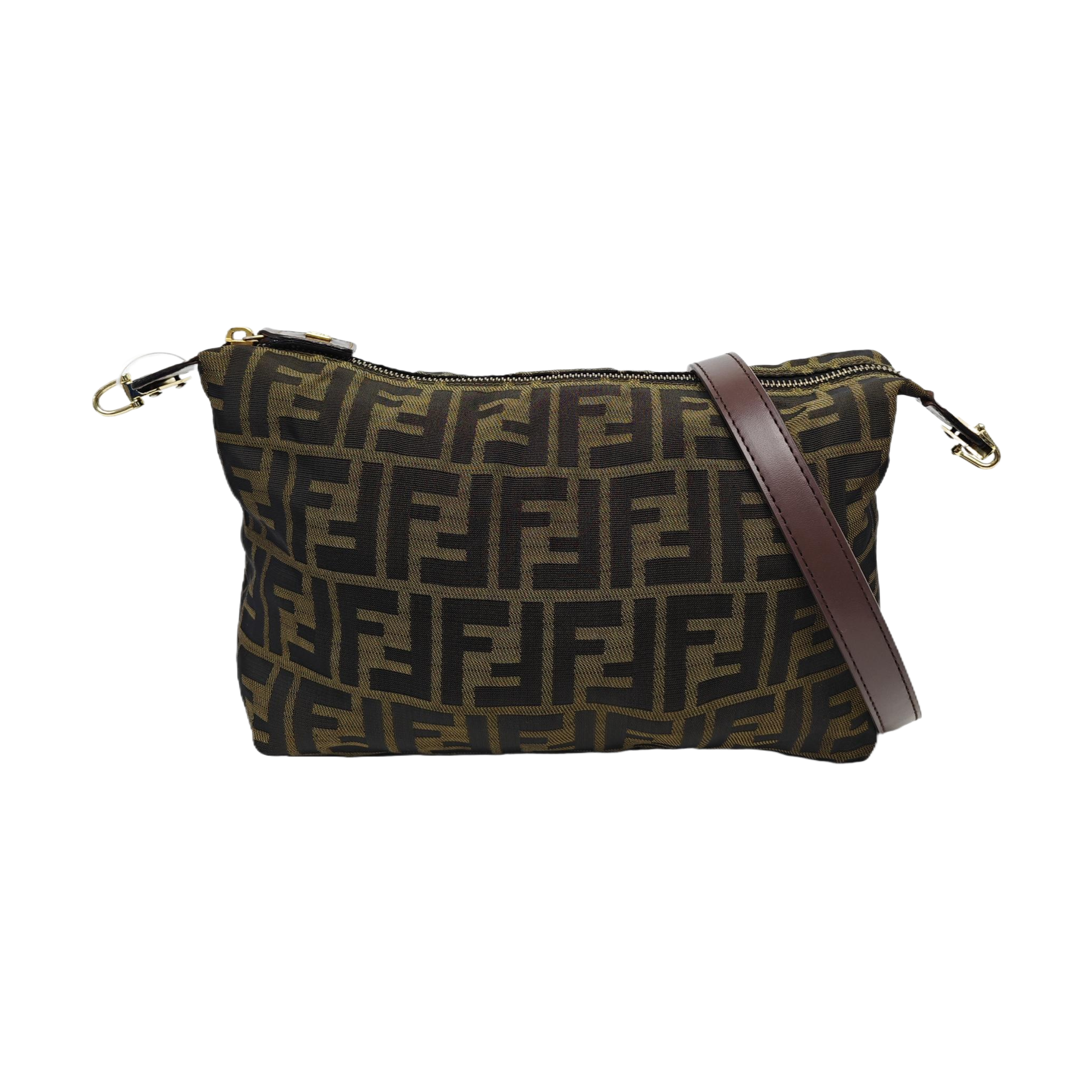 Canvas Top Handle Bag Brown