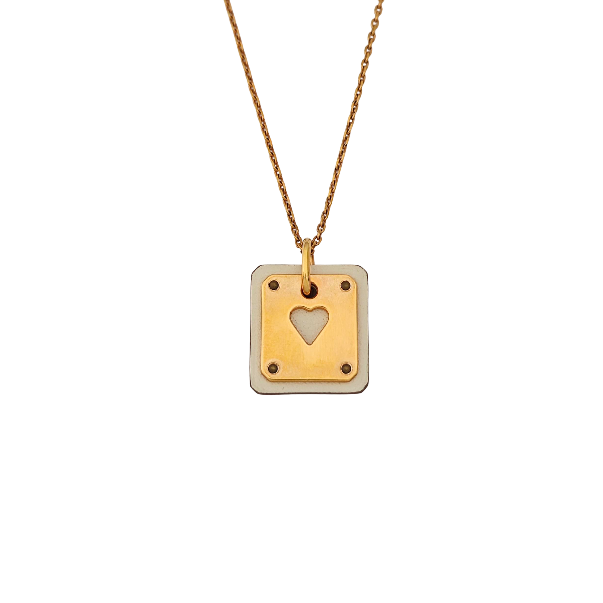 As De Coeur Metal Rose Gold Necklace