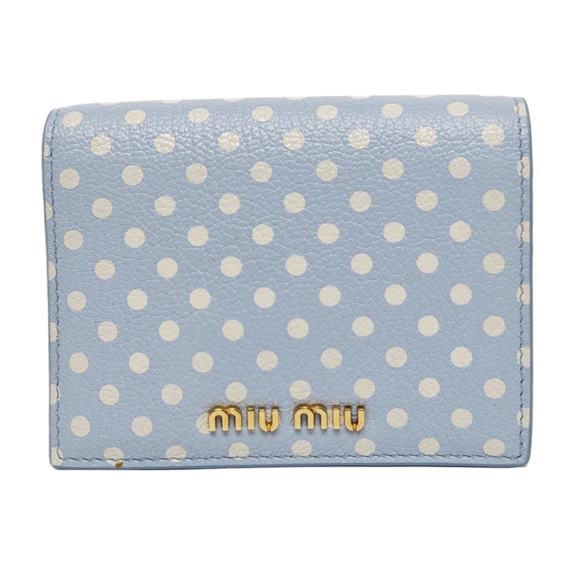 Madras Calfskin Blue Wallet