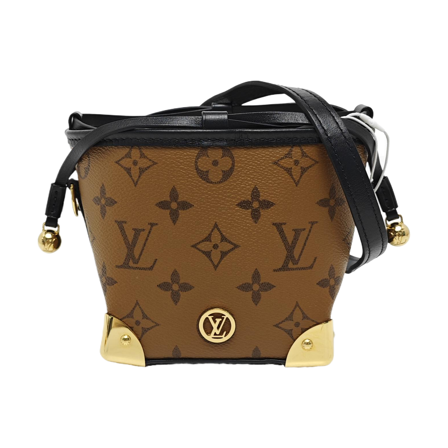 NOÉ PURSE LV CHARMS Monogram Coated Canvas Brown