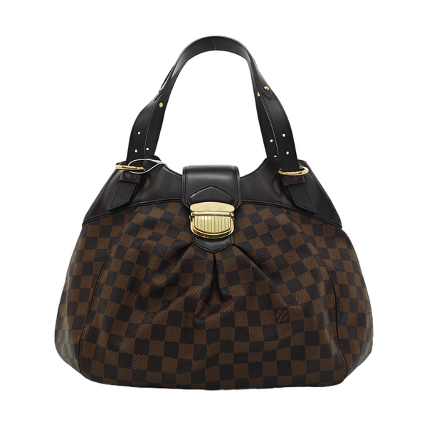 SISTINA GM Damier Ebene Coated Canvas Brown