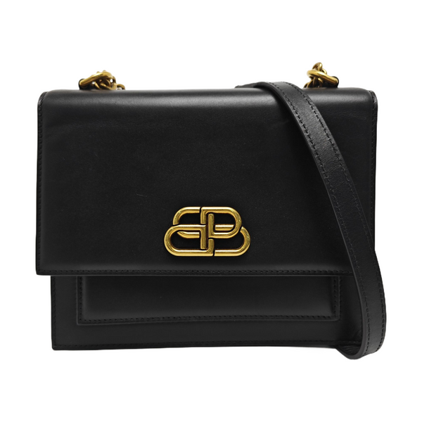 Sharp Small Calfskin Black