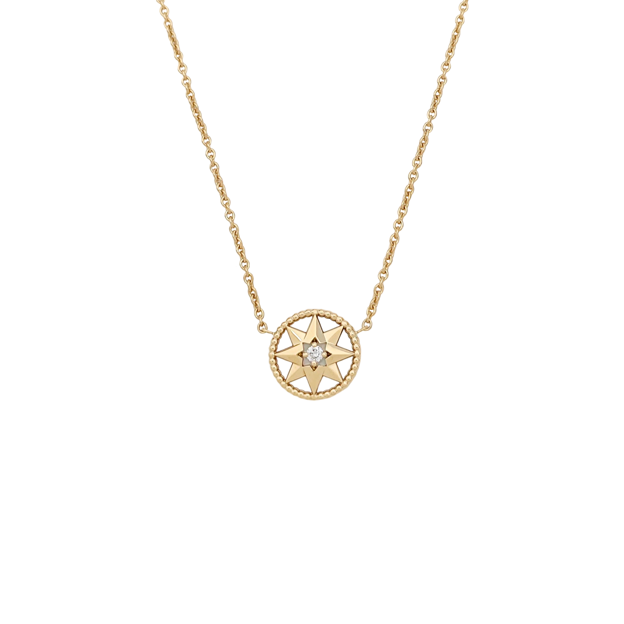 Rose Des Vents 18k Gold Necklace