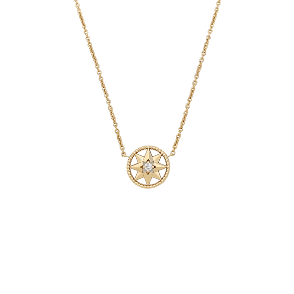 Rose Des Vents 18k Gold Necklace