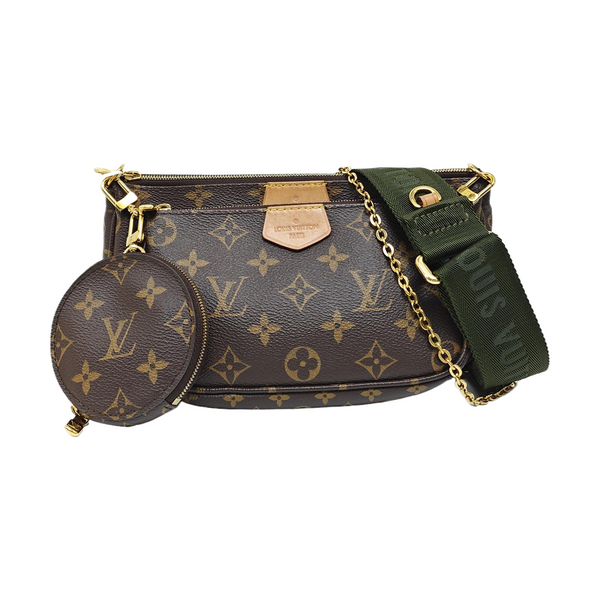 MULTI Monogram Coated Canvas Brown