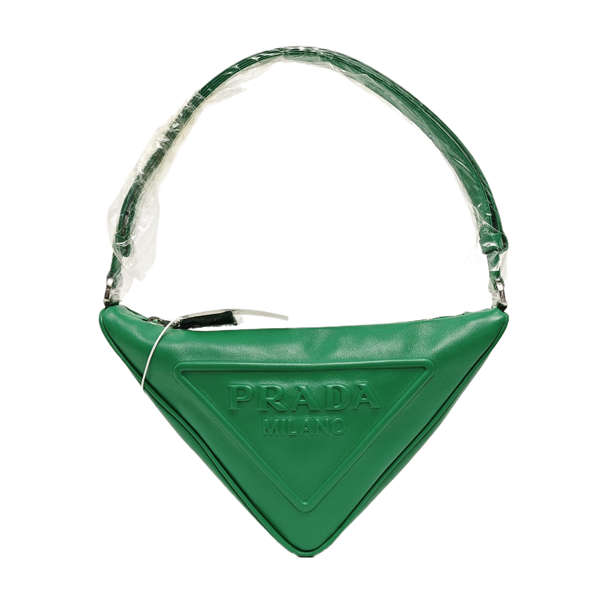 Triangle Calfskin Green
