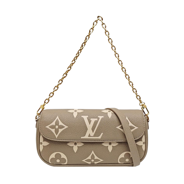IVY Monogram Calfskin Gray