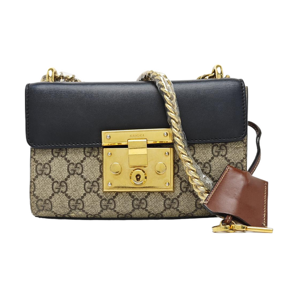 Padlock Small Monogram Coated Canvas Multicolor