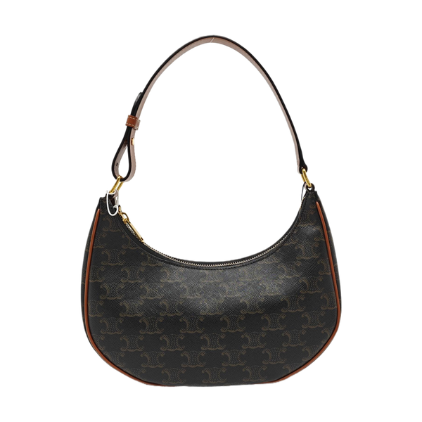 Authenticated pre-owned  AVA Coated Canvas Brown - Top Handle Bag at Looply