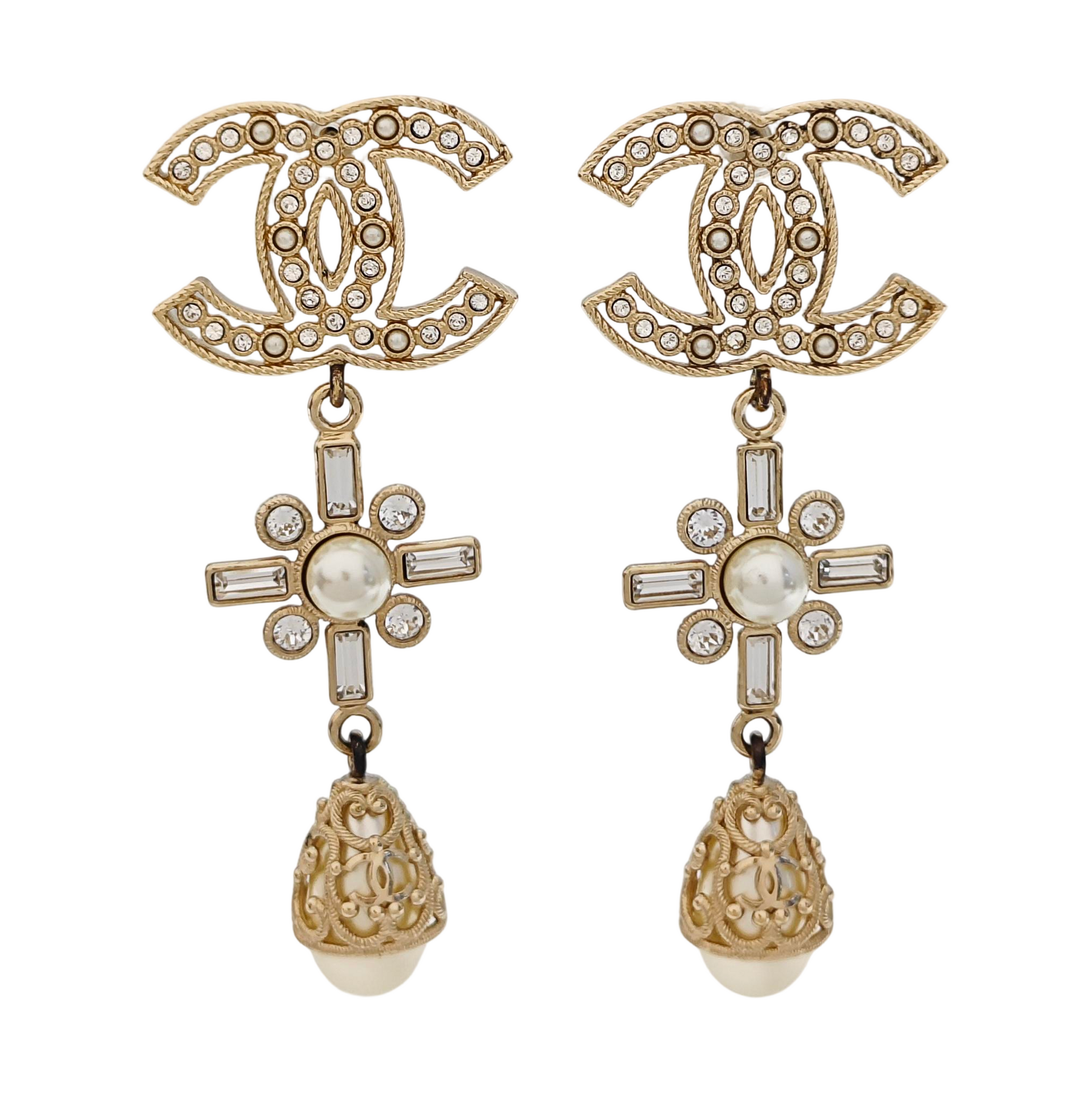 Metal Gold Earrings