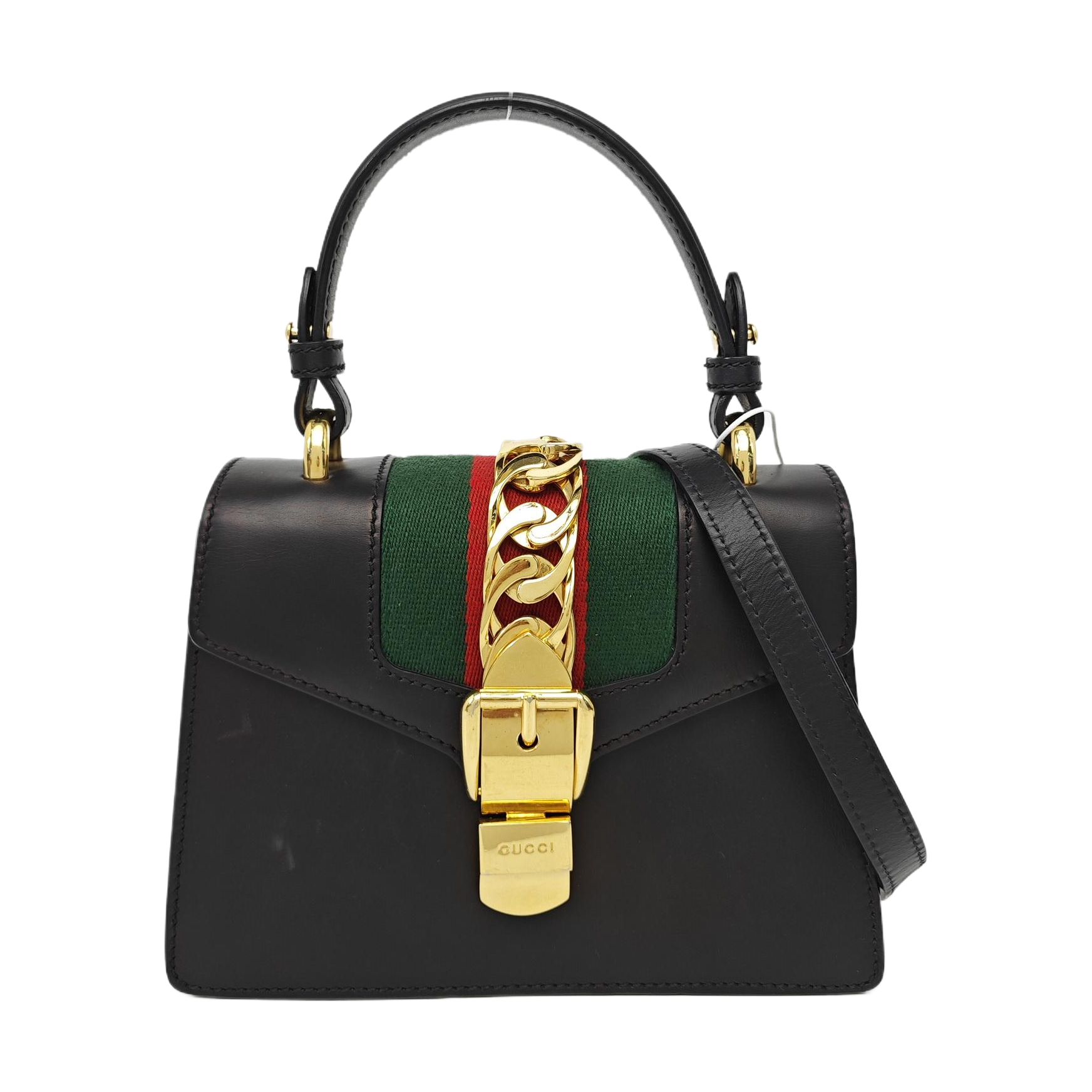 Sylvie Mini Calfskin Black