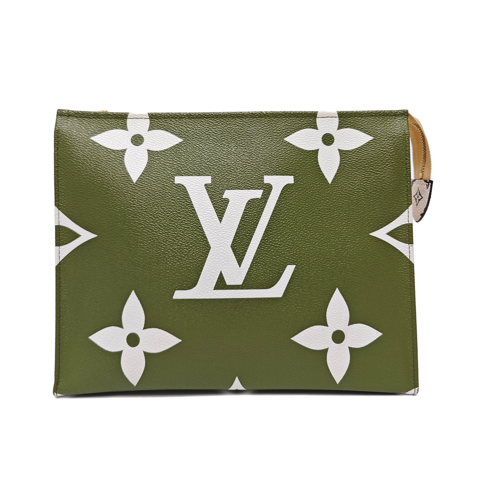 TOILET POCKET 26 Monogram Coated Canvas Multicolor