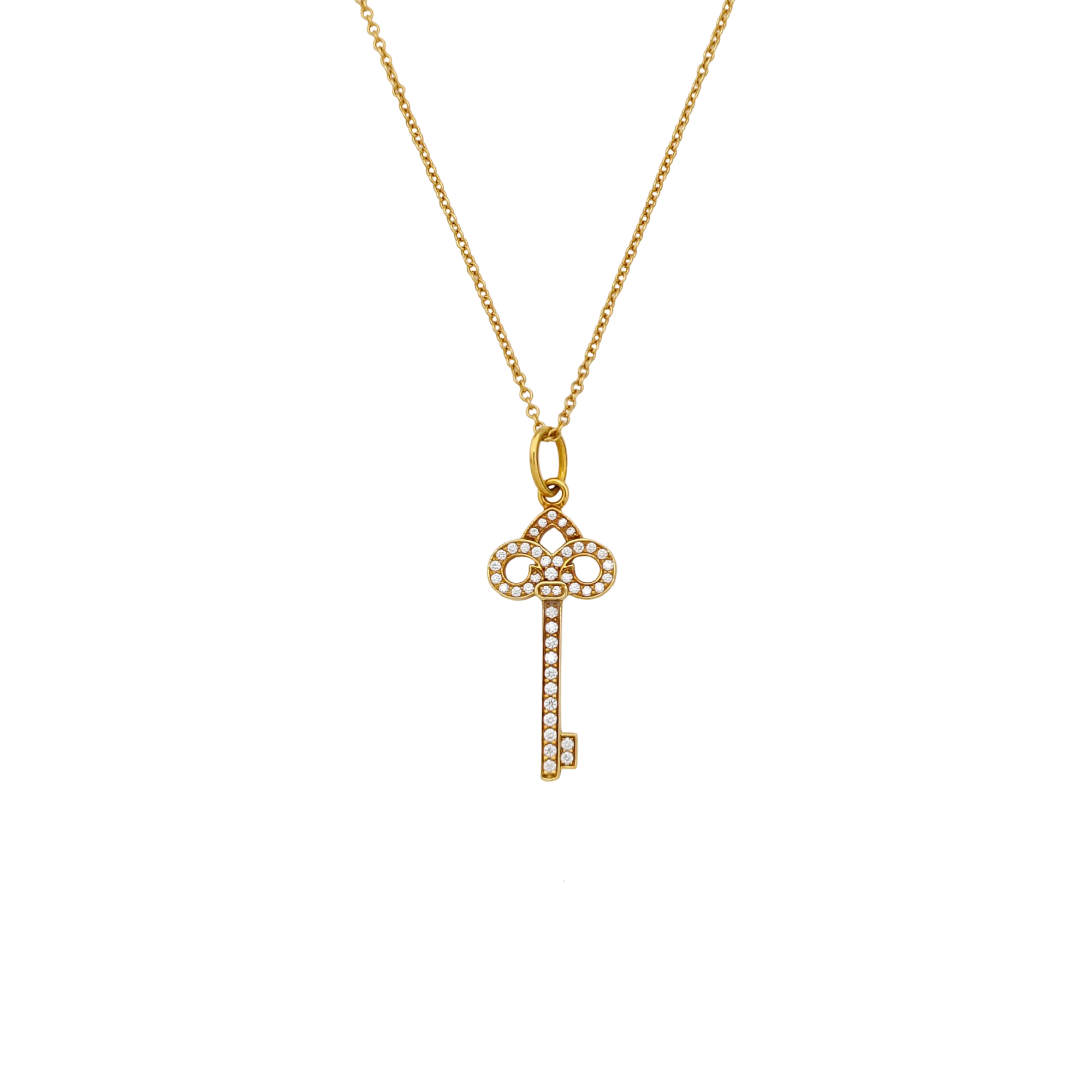 Tiffany Keys 18k Gold Necklace