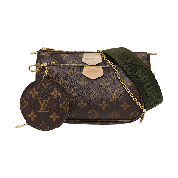 MULTI Monogram Coated Canvas Brown