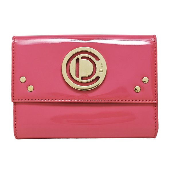 Patent Leather Wallet Pink