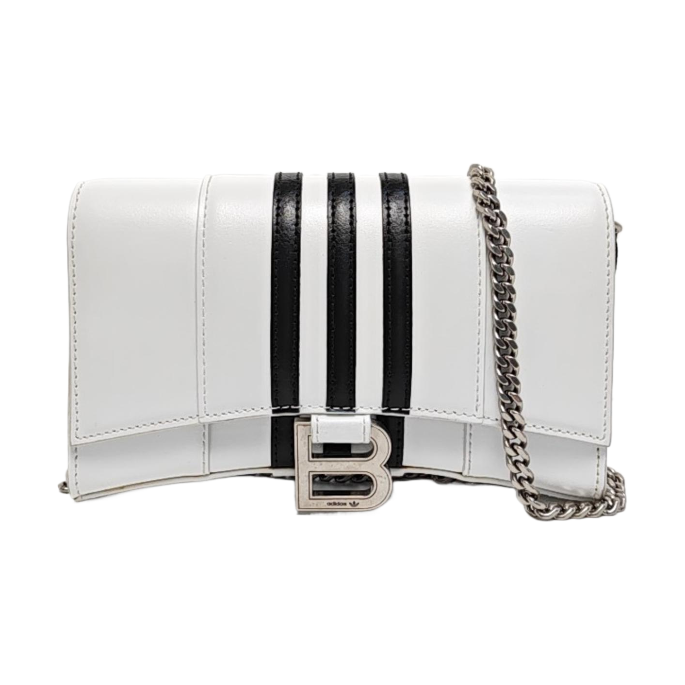 Authenticated pre-owned  Hourglass Calfskin White - Shoulder Bag at Looply